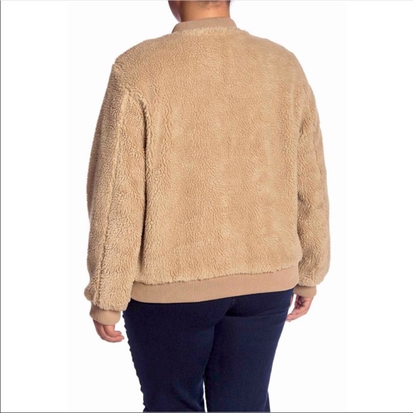 Levi's On Trend Fleece Bomber Teddy Jacket - Picture 7 of 7